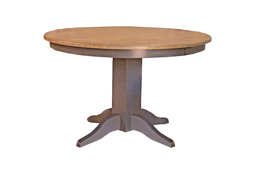 Port Townsend 48" Round Table by AAmerica at Esprit Decor Home Furnishings